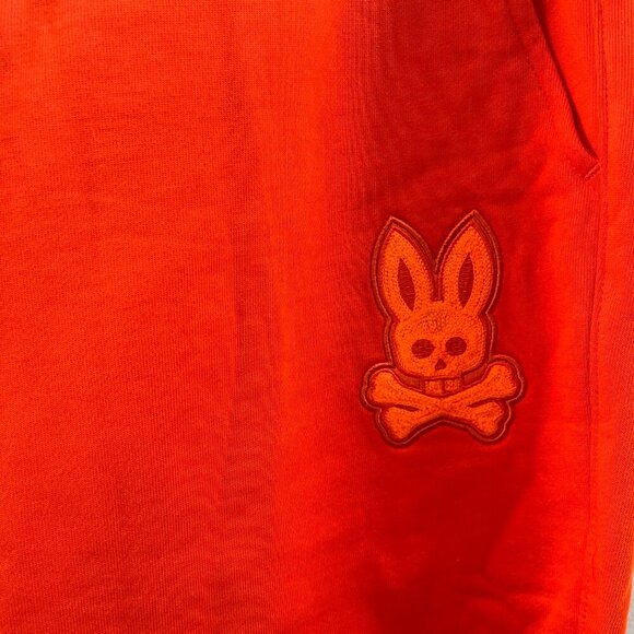 Psycho Bunny Cleveland Chainstitch Sweatpant Tangerine Tango Men's Size Med‎ NEW - Picture 2 of 8